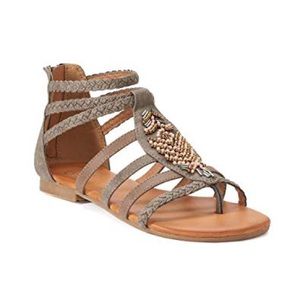 Guppy Women’s Gladiator Sandals Stone SO